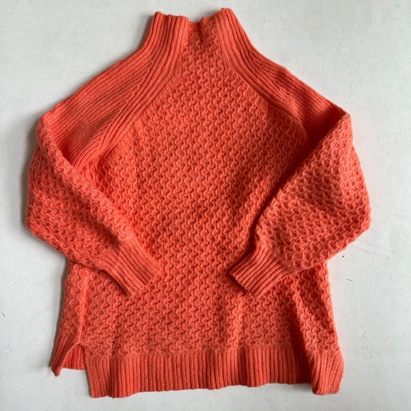 Anthropologie Bia Mock Neck Sweater in Coral - Picture 10 of 11